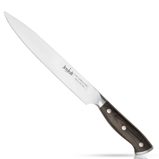 JoyJolt® 8" High Carbon Steel Slicing Knife in Silver/Black | 13" x 1.2" | Michaels®